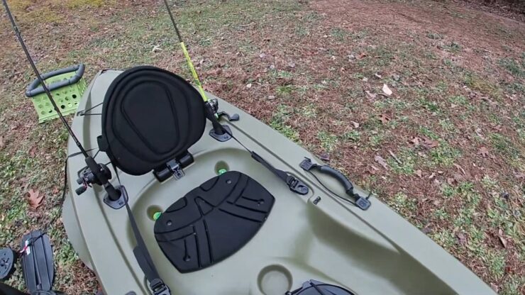 Very Comfortable Lifetime Tamarack 120 Angler Kayak 