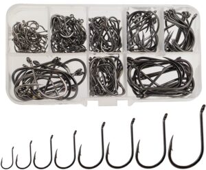 Beoccudo Freshwater Saltwater Large Size Fishing Hooks Set