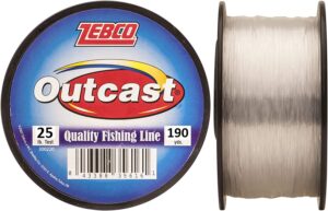 Línea de pesca de monofilamento Zebco Outcast