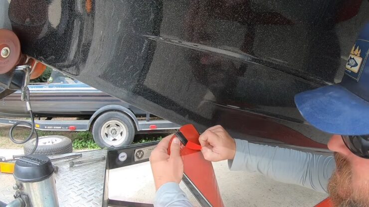 How long should a keel guard be