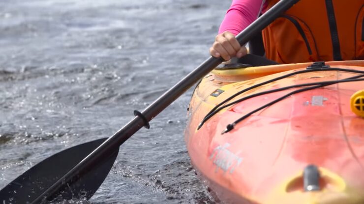 Paddling a Kayak