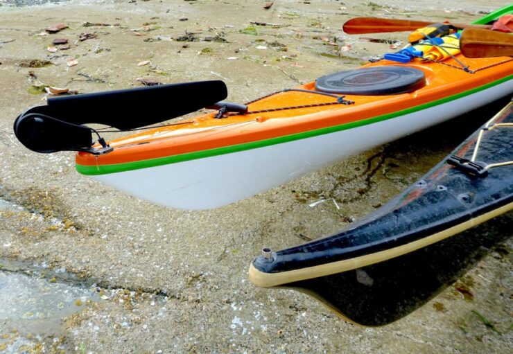 Rudder kayak