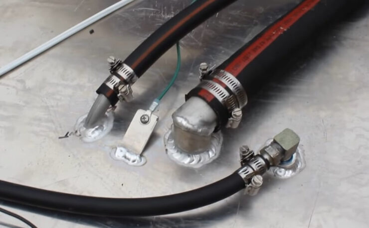 Boat fuel tank installation Tips