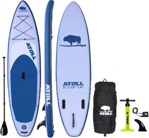 Atol 11 'voet opblaasbaar stand-up paddleboard
