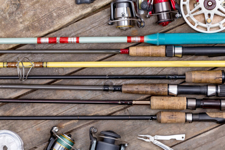 Grip Material fishing rod