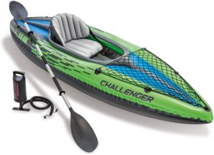 Intex Challenger Kayak opblaasbare set met aluminium roeispanen