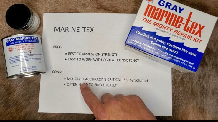 Marine-Tex tartósság