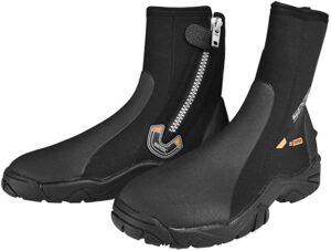 SEAC Pro HD 6mm Neoprene Wetsuit Boots พร้อมซิปด้านข้าง