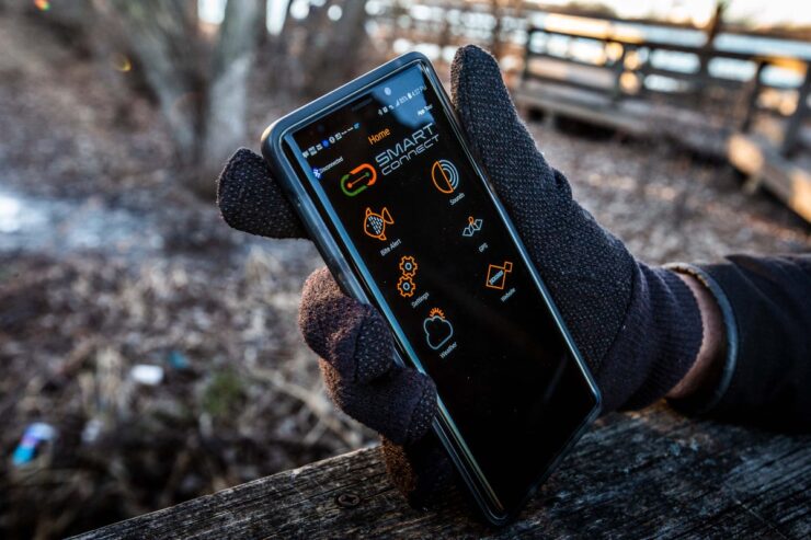 Smart Connect Outdoor Bluetooth -kalastuskelasovellus