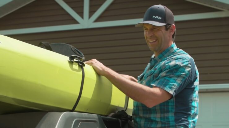 Drive by Placing Kayak Inside the Vehicle