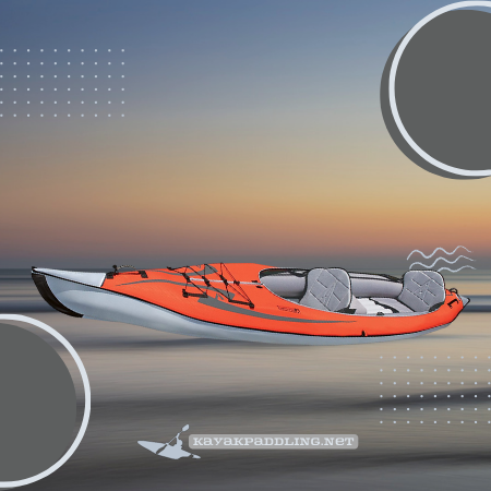 องค์ประกอบขั้นสูง AdvancedFrame Convertible Tandem Inflatable Kayak