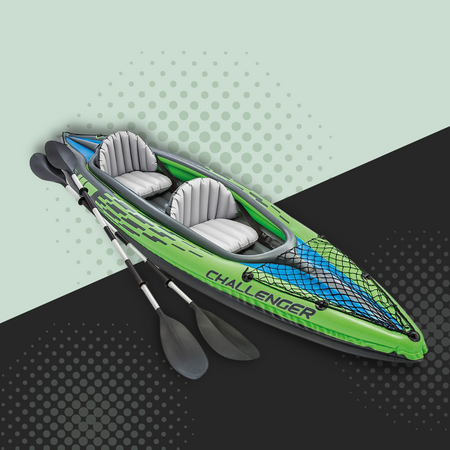 Intex Challenger 2 Person Inflatable Kayak
