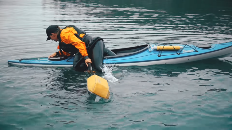 rientro in kayak