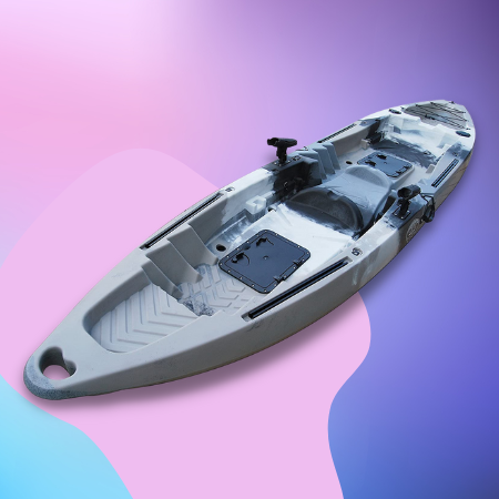 BKC TK122U 12' 6" Tandem 2 or 3 Person Sit On Top Fishing Kayak