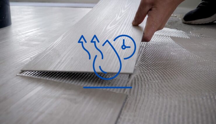 Marine Vinyl Flooring adhesive time to dry