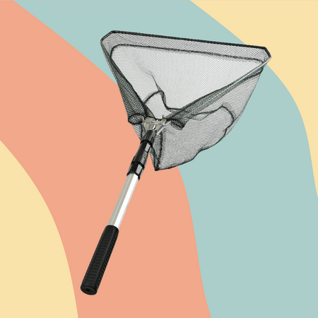 RESTCLOUD Fishing Landing Net with Telescoping Pole Handle