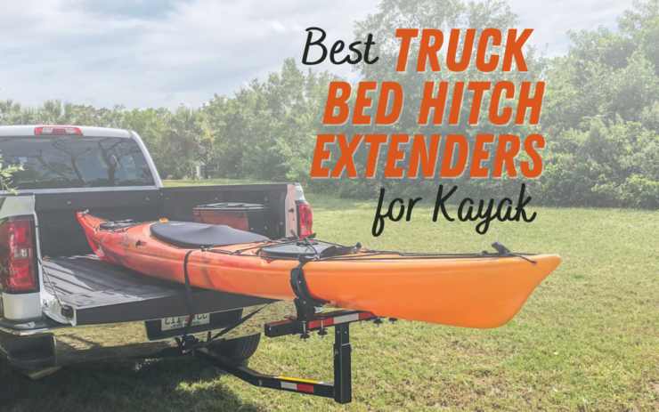 BETTER AUTOMOTIVE 2” Truck Bed Trailer Hitch Mount Extender 500 LBS Capacity Utility Adjustable Universal Pick Up Extension Rack for Kayak Canoe Ladder Lumber Pipes Cargo Carrier Accessories with Pins 