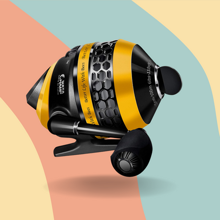 WataChamp Bees Spincast Fishing Reel