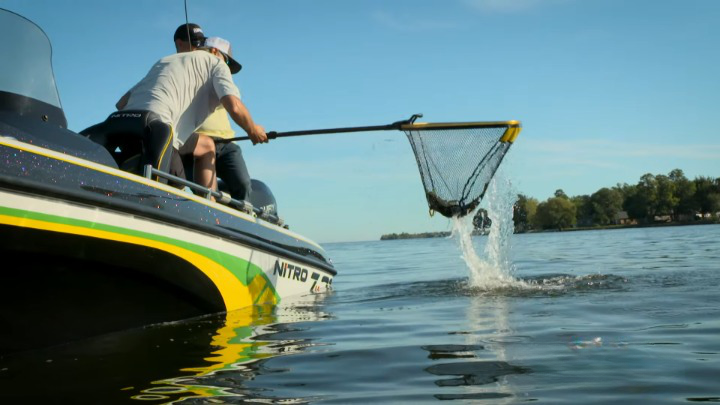 red de pesca de salmones