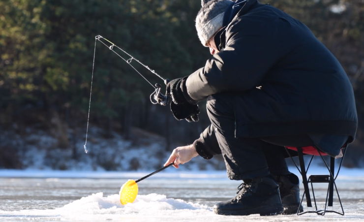 Gants de pêche sur glace