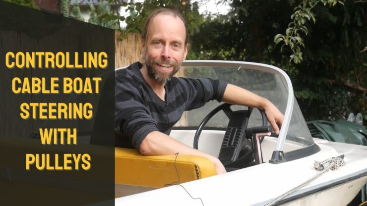 Controlling Cable Boat Steering With Pulleys
