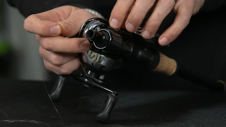 How To SPOOL A BAITCASTING REEL 2