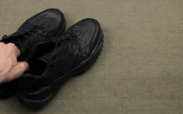 black shoes