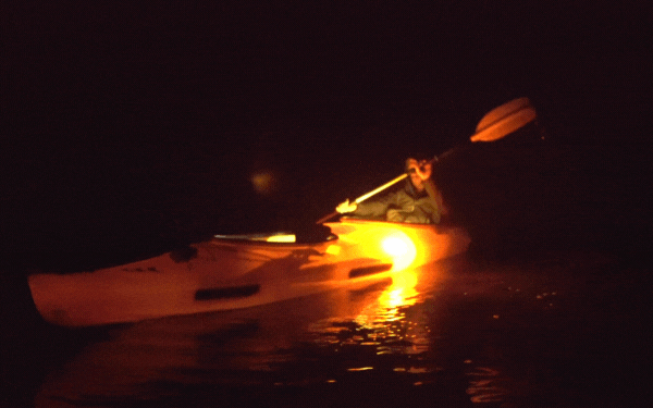 kayak at night