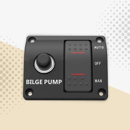 SEAFLO 3-Way Bilge Pump Switch Panel