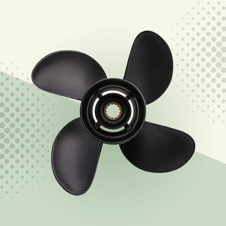 Young Marine aluminium buitenboordpropeller