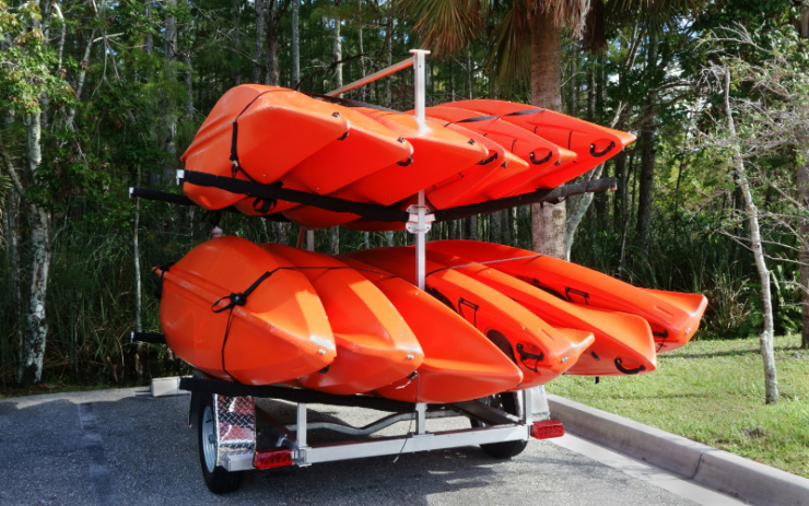 almacenamiento de kayak