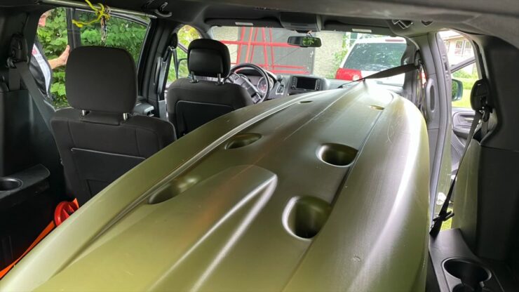 10 Ft Kayak in an SUV