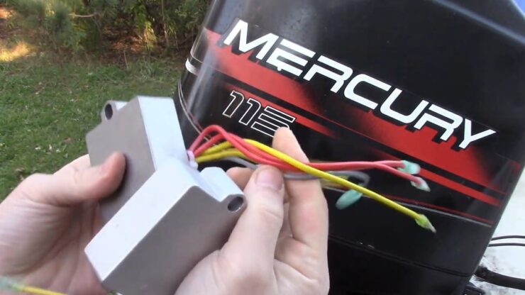 Mercury outboard voltage regulator