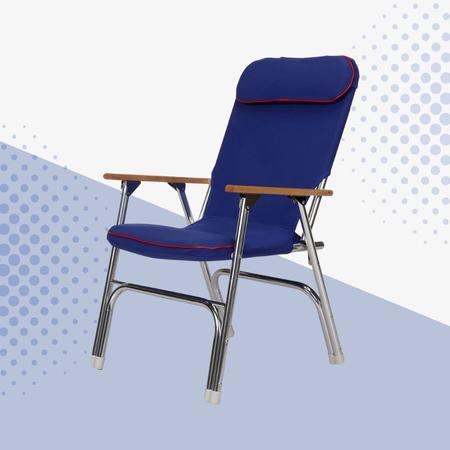 Seachoice High-Back Folding Deck Chair