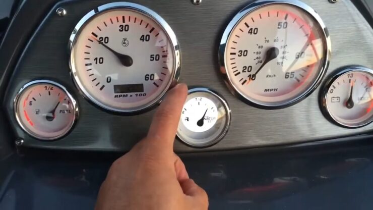 types of gauges in a boat