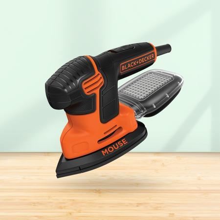 Električni brusilnik za podrobnosti Black Decker Mouse 1.2 A