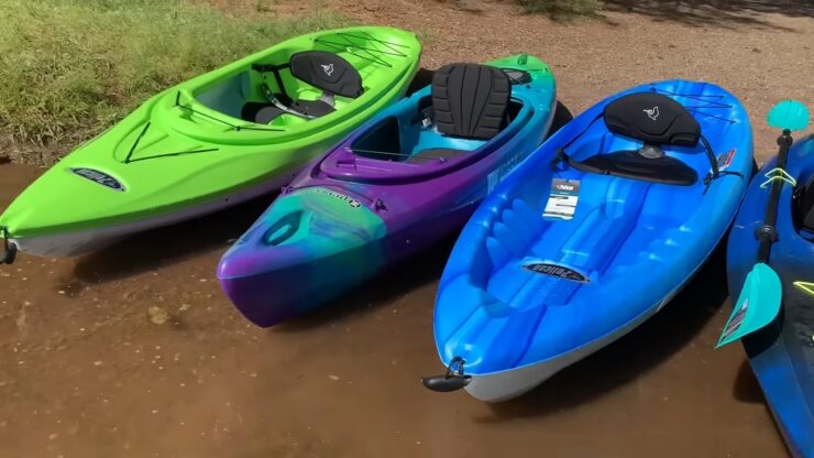 Différents types de kayaks