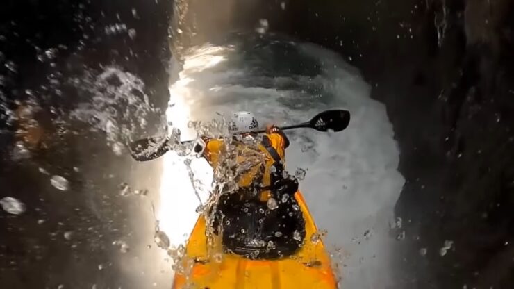 Kayak movie night