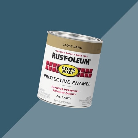 Pincel de ferrugem Rust-Oleum na tinta