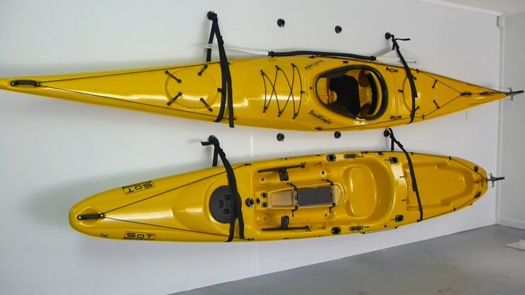 Store a Kayak On the Wall