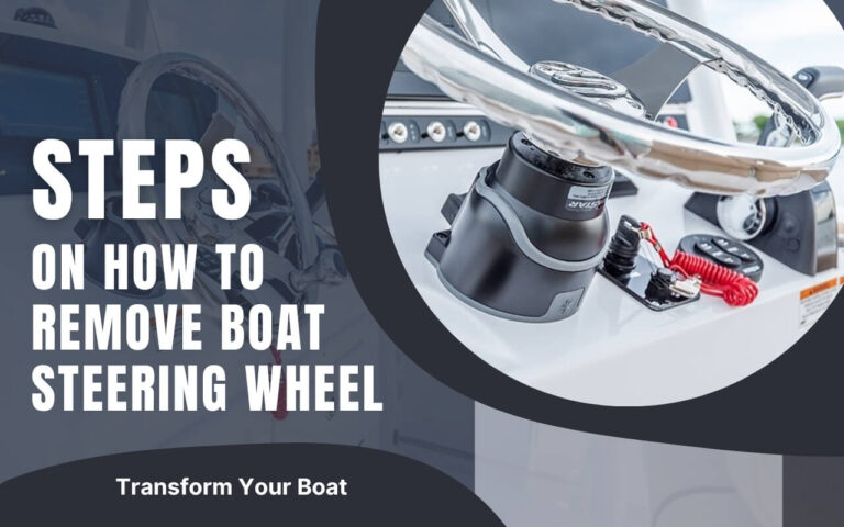 boat steering wheel removing