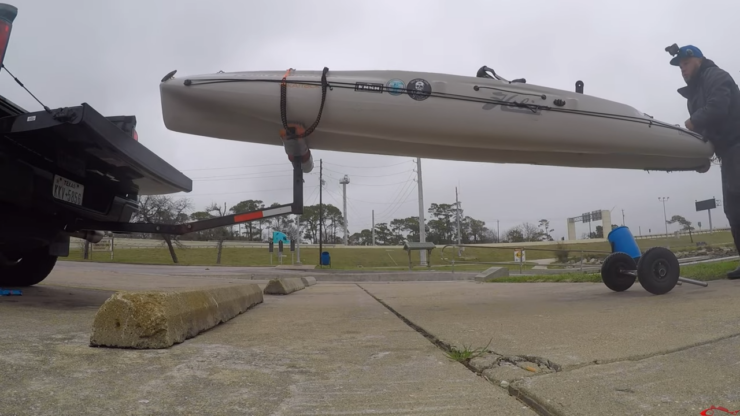 transporte de kayaks