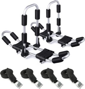 XCAR Folding Rooftop Kayak Racks