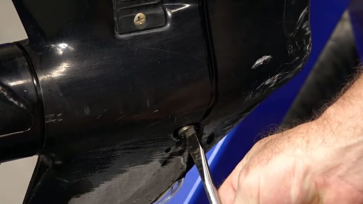 faulty outboard lower unit