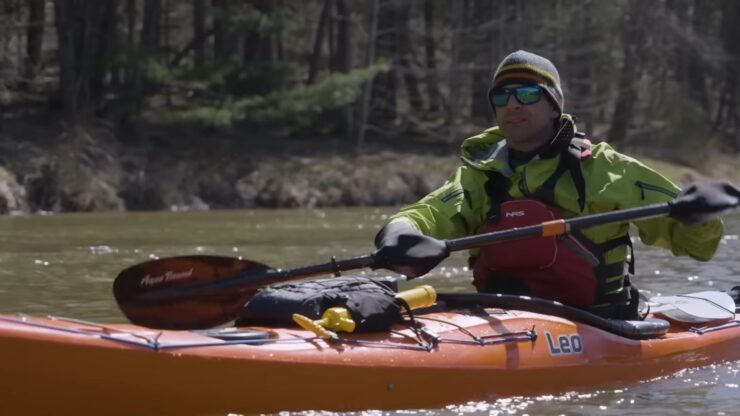 Gita in campeggio in kayak