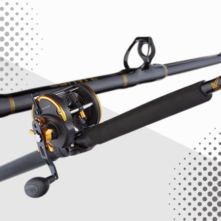 PENN Squall 30 Level Wind Fishing Rod and Trolling Reel Combo