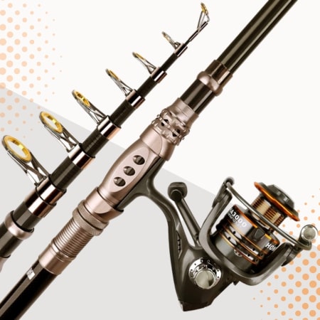 PLUSINNO Fishing Rod and Reel Combos
