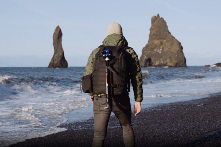 Cannes à pêche en sac à dos